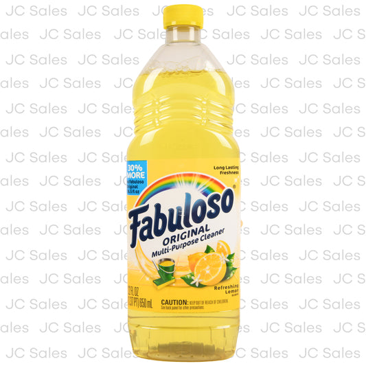 fabuloso multi purpose cleaner lemon scent 22 oz -- 12 per case
