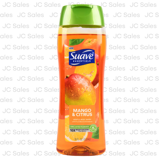 suave body wash mango citrus 18 oz -- 6 per case