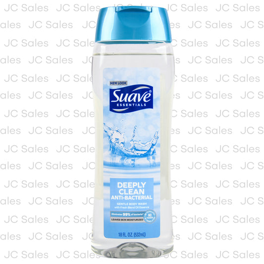 suave body wash deeply clean 18 oz -- 6 per case