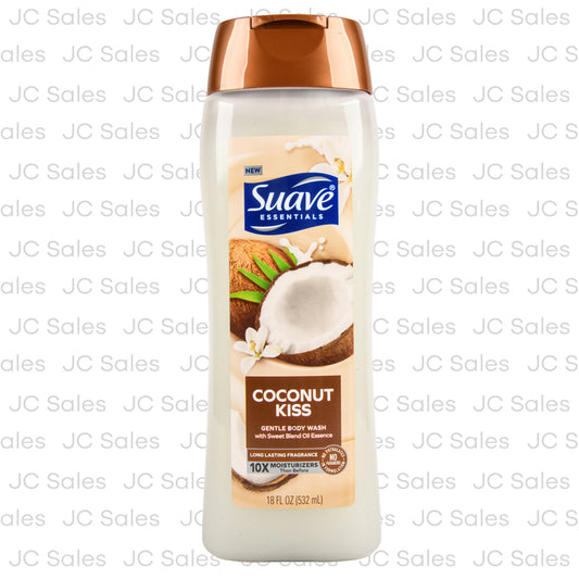 suave body wash coconut kiss 18 oz -- 6 per case