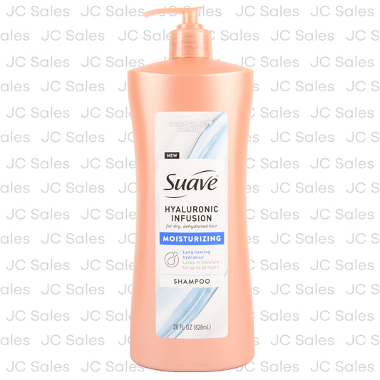 suave shampoo hyaluronic w pump 28 oz -- 4 per case