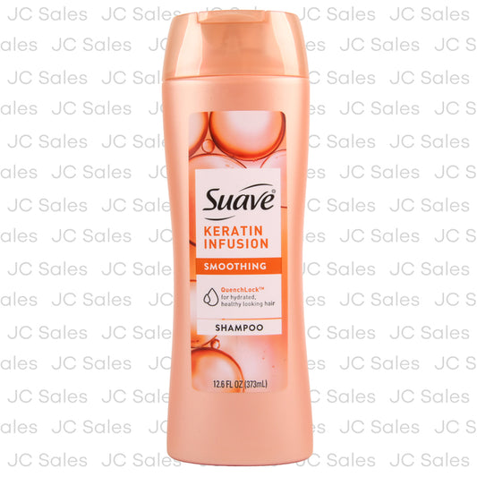 suave shampoo keratin smoothing 12.6 oz -- 6 per case