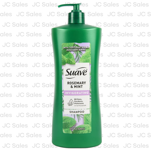 suave shampoo rosemary mint 28 oz -- 4 per case