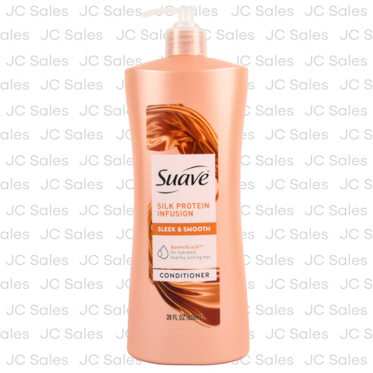 suave conditioner silk protein w pump 28 oz -- 4 per case