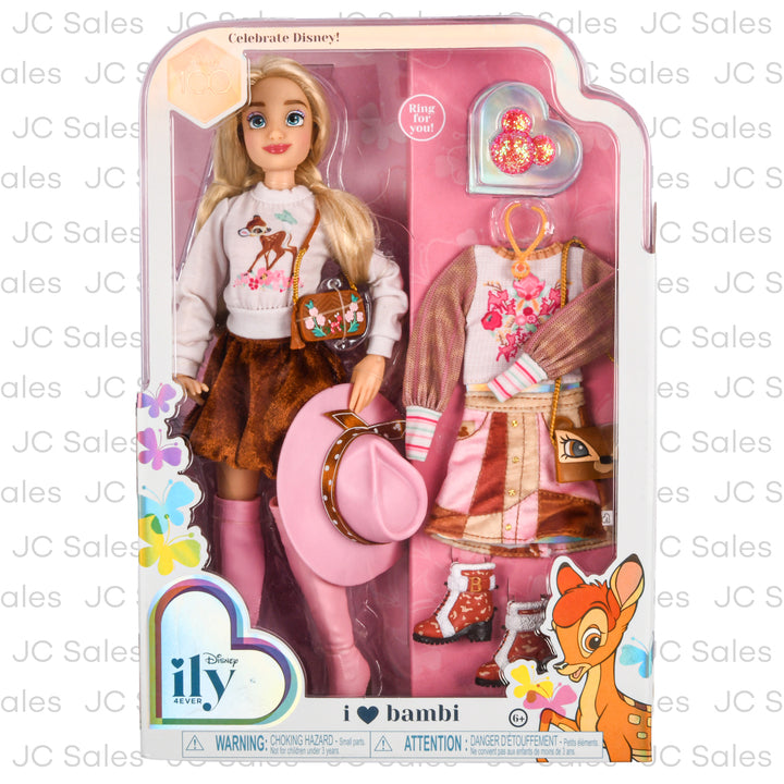 disney ily i love bambi doll -- 4 per case