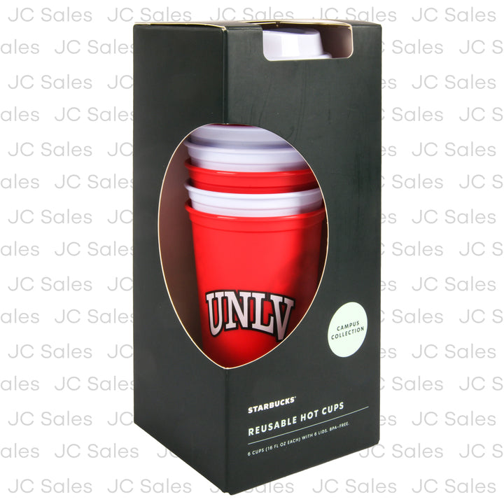 starbucks reusable hot cups unlv 16 oz 6 pk -- 24 per case