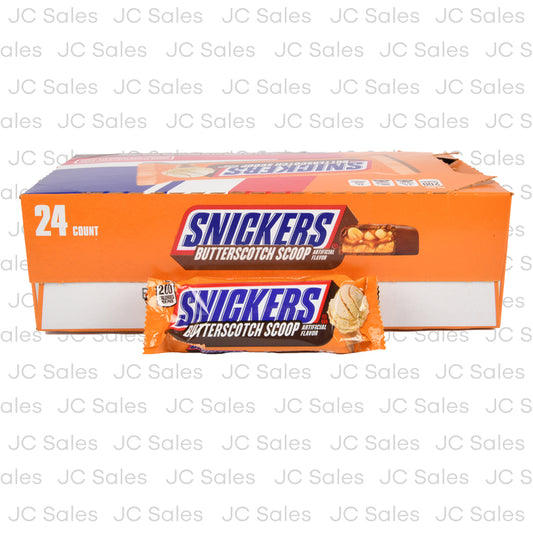 snickers butterscotch chocolate singles 1.41 oz -- 12 per box