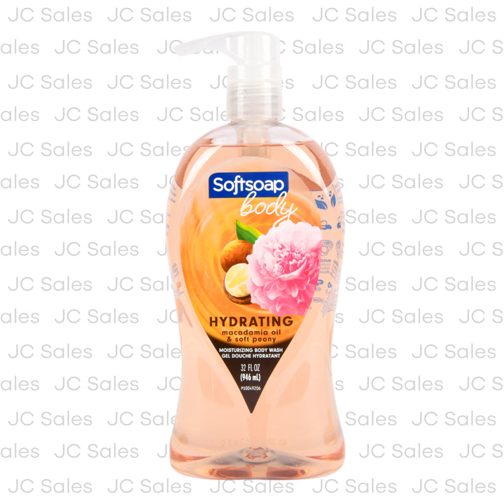 softsoap bodywash macadamia oil peony 32 oz -- 3 per case