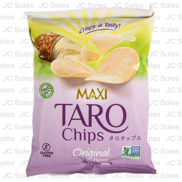 maxi taro chips original 1.4 oz -- 12 per case
