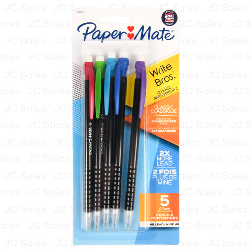 paper mate mechanical pencil .7 mm 5 ct -- 36 per case