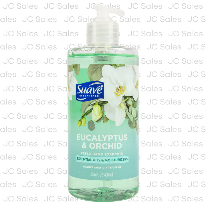 suave liq hand soap eucalyptus orchid 13.5 oz -- 4 per case
