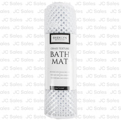 bath mat grass pvc white 26x14.6 -- 18 per case