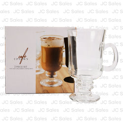 irish coffee glass mug 8 oz 2 pc -- 6 per case