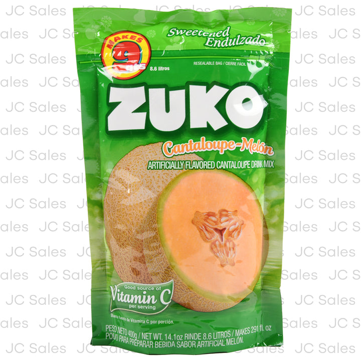zuko drink mix cantaloupe family pk 14.1 oz -- 12 per case