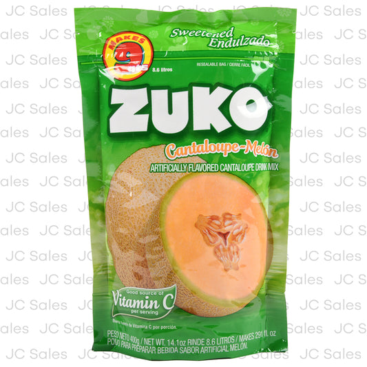 zuko drink mix cantaloupe family pk 14.1 oz -- 12 per case