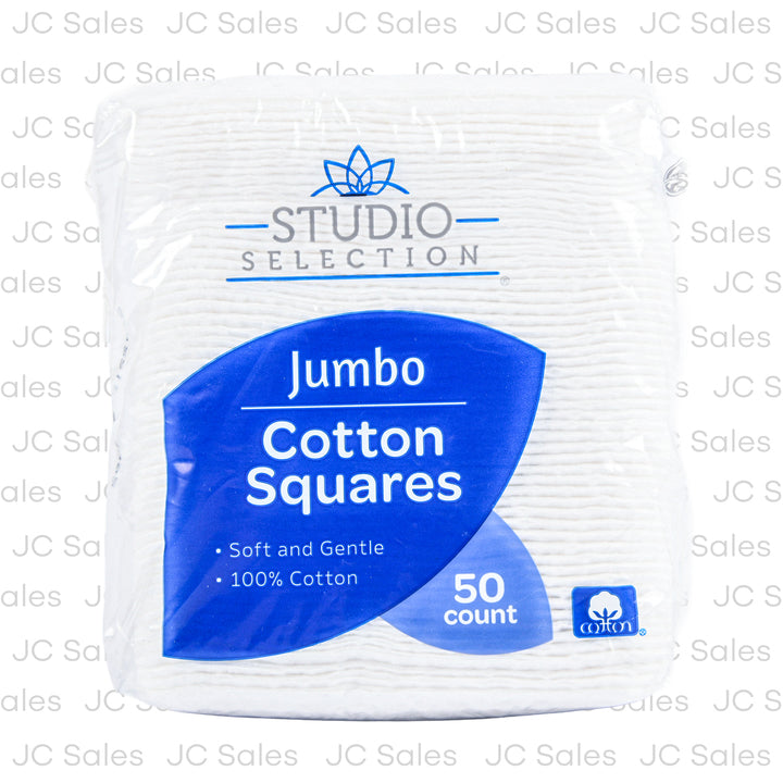 jumbo cotton squares 50 ct -- 24 per case