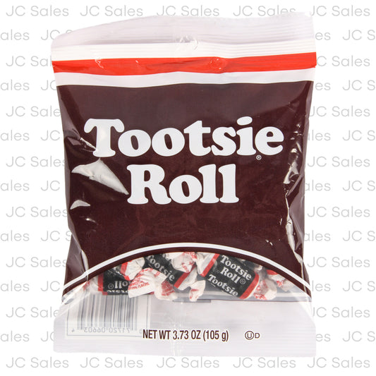 tootsie rolls candy 3.73 oz peg bag -- 24 per case