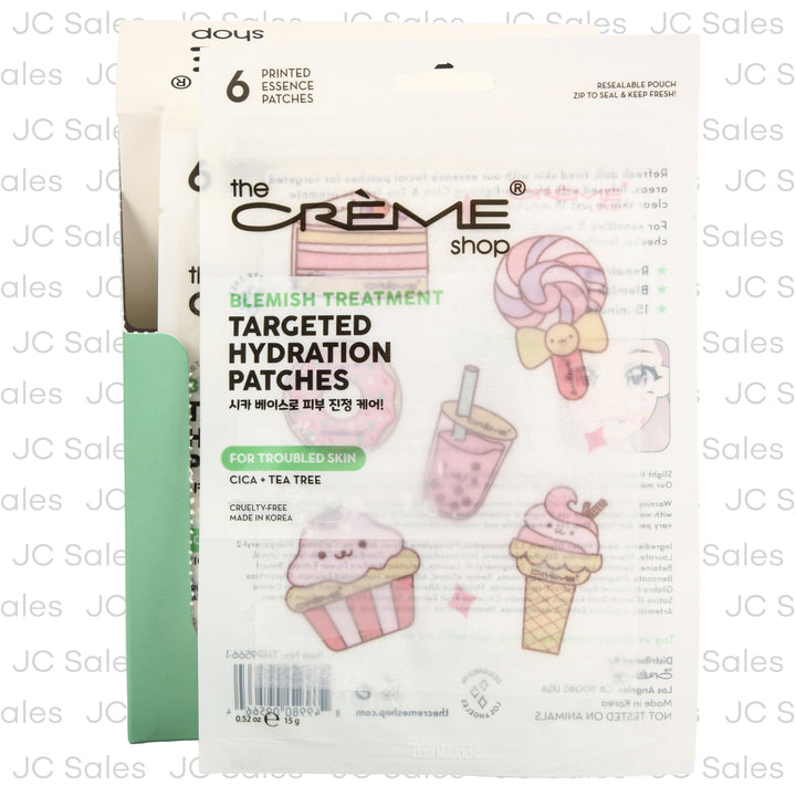 the creme targeted hydration patches 6 ct -- 36 per box