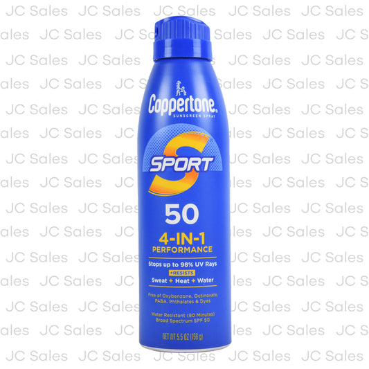 coppertone 4 in 1 sport sunscreen spf 50 5.5 oz -- 12 per case