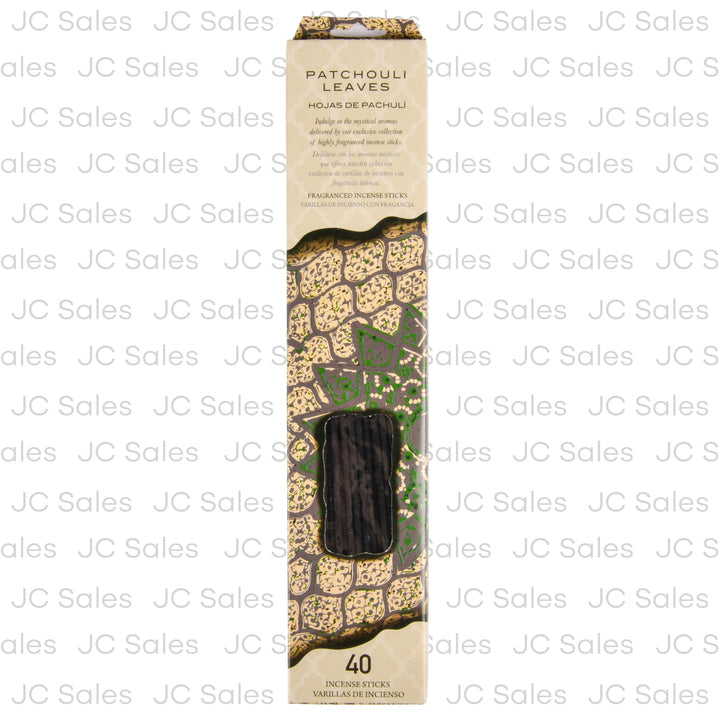 incense sticks patchouli leaves 40 ct -- 6 per box