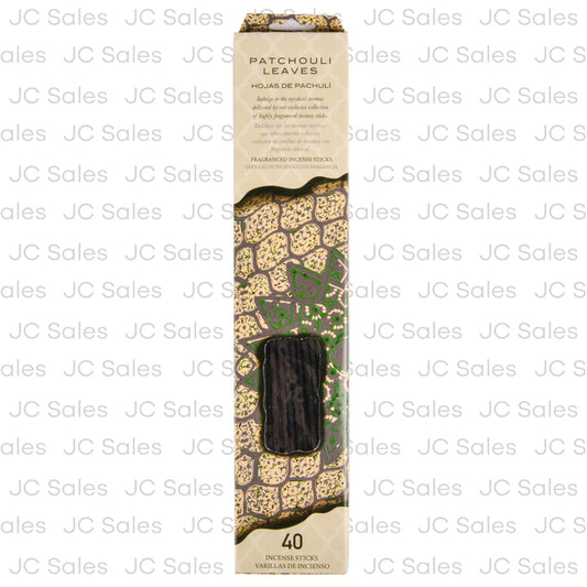 incense sticks patchouli leaves 40 ct -- 6 per box