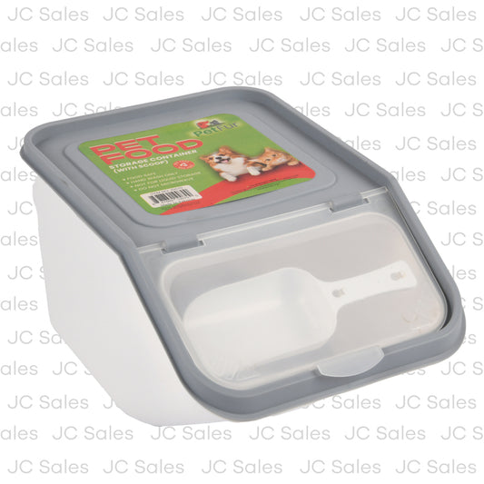 pet food storage container w scoop lid 3000 ml -- 24 per case