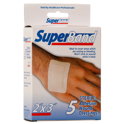 superbandaid adhesive wound dressings 2 in x 3 in  -- 36 per case