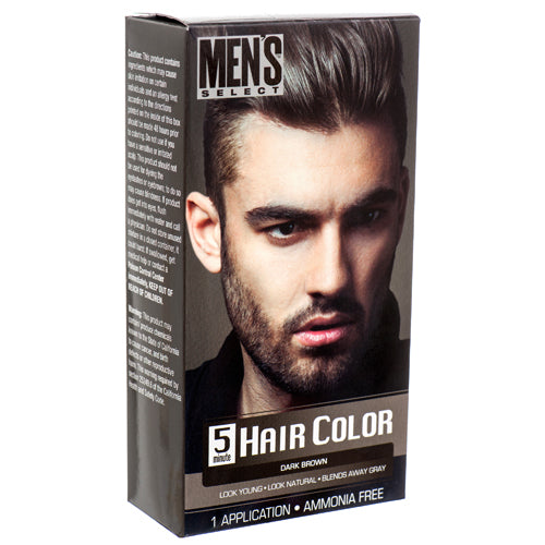 men select hair color - dark brown -- 24 per case