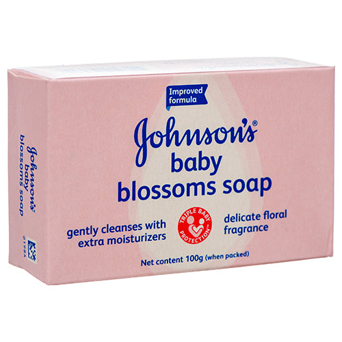 johnson's baby soap blossoms - 100 gr  -- 96 per case