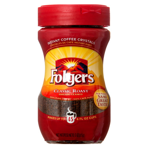 folgers coffee regular 3 oz -- 12 per case