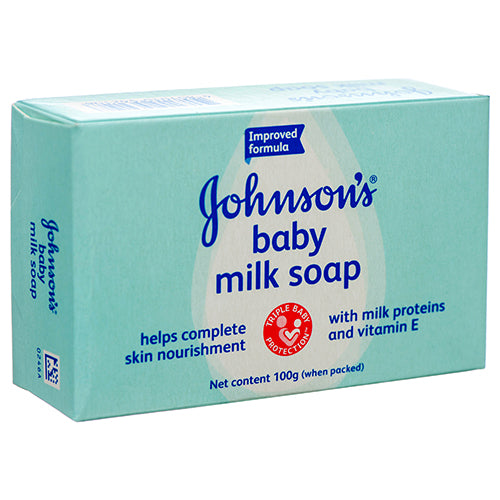 johnson's baby milk soap - 100g - bulk -- 96 per case
