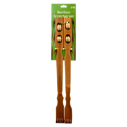 back scratcher sets - bamboo -  -- 36 per case