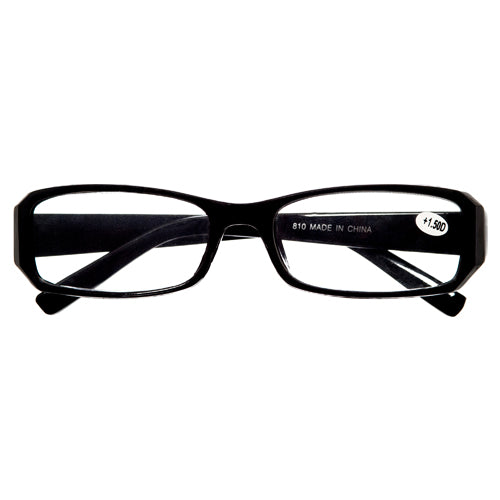 bulk reading glasses - plain - assorted colors  -- 12 per box