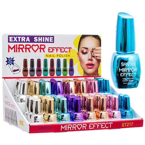 nail polish mirror effect bottle display asst color -- 48 per box