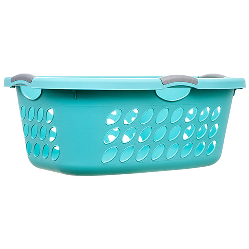 laundry baskets - sterilite #12107906 - aqua -- 6 per case