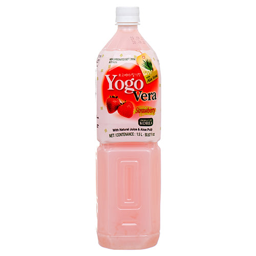 yogo vera drink strawberry 1.5l -- 12 per case