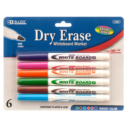 marker white board - assorted colors -- 12 per box