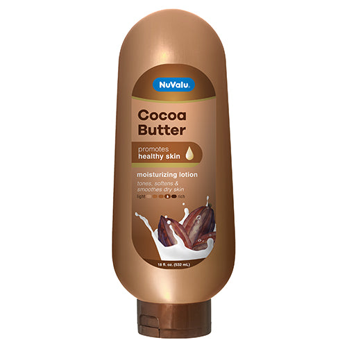 nuvalu cocoa butter lotion 18 oz -- 12 per case
