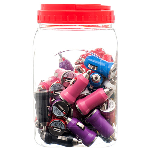car charger assorted colors - bulk  -- 48 per box