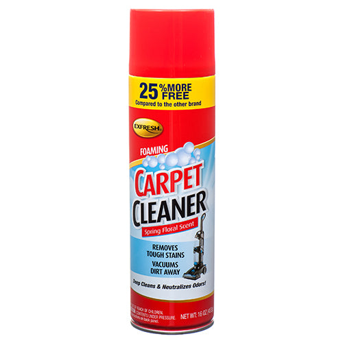 exfresh carpet cleaner - 14 oz - spring floral scent -- 12 per case