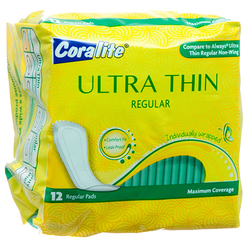 coralite ultra thin pad regular -- 24 per case