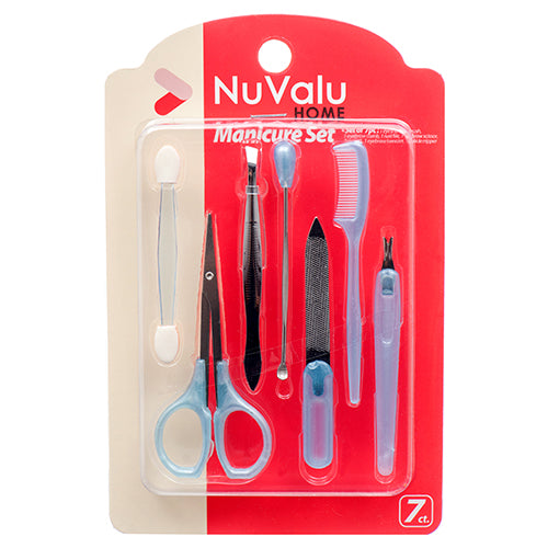 nuvalu manicure set - 7 piece -- 24 per box
