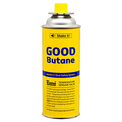 good butane gas for portable gas stoves - 8 oz -- 28 per case