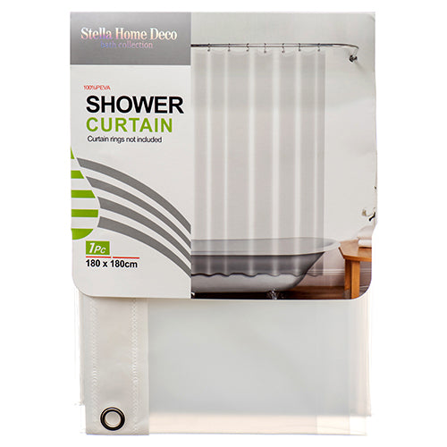 shower curtain 70 x 70 clear -- 6 per box