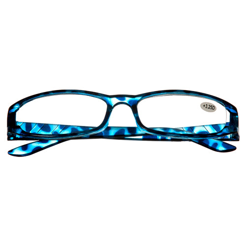 leopard reading glasses - assorted colors - 300 pack -- 12 per box