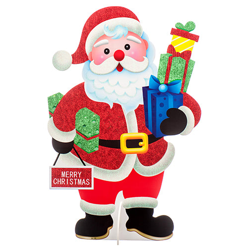 standing santa claus - 57.5 x 87 cm -- 24 per case
