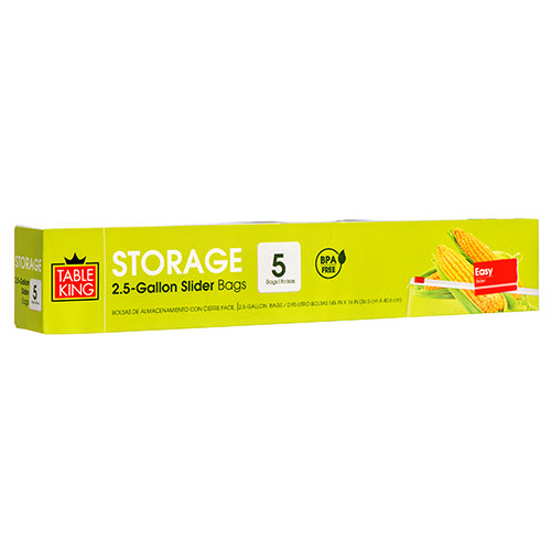 table king storage slider bags 1 gal 10ct -- 36 per case