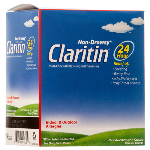 claritin non-drowsy allergy  -  -- 20 per box