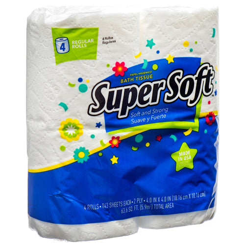 home & garden super soft bath tissue - 143ct -- 24 per case