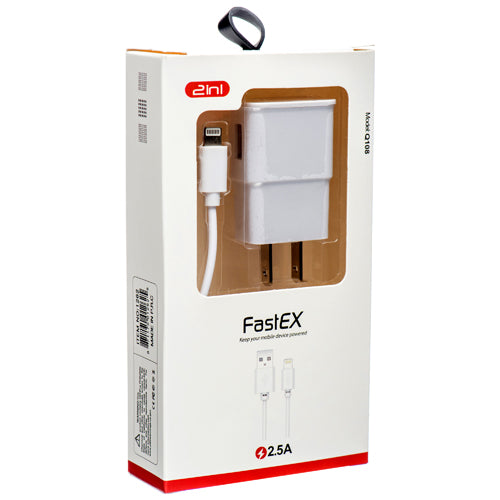 iphone charging set - usb wall charger, car charger & cable  -- 12 per box